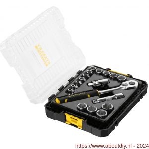 Stanley FatMax Pro Stack doppenset 3/8 inch 18-delig - A51022022 - afbeelding 1