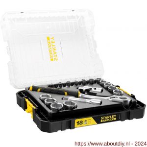 Stanley FatMax Pro Stack doppenset 3/8 inch 18-delig - A51022022 - afbeelding 2