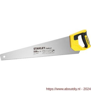 Stanley houtzaag Tradecut fijn 550 mm 11 tanden per inch - A51022103 - afbeelding 1
