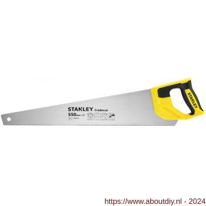 Stanley houtzaag Tradecut fijn 550 mm 11 tanden per inch - A51022103 - afbeelding 2