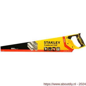 Stanley houtzaag Tradecut fijn 550 mm 11 tanden per inch - A51022103 - afbeelding 3