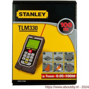 Stanley laserafstandsmeter digitaal TLM 330 100 m - A51020971 - afbeelding 2