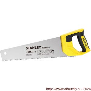 Stanley houtzaag Tradecut Universal 380 mm 8 tanden per inch - A51022106 - afbeelding 1
