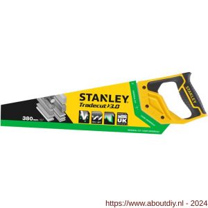 Stanley houtzaag Tradecut Universal 380 mm 8 tanden per inch - A51022106 - afbeelding 3