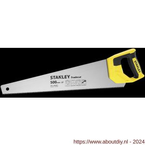 Stanley houtzaag Tradecut Universal 500 mm 8 tanden per inch - A51022107 - afbeelding 1