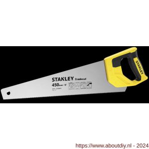 Stanley houtzaag Tradecut fijn 450 mm 11 tanden per inch - A51022104 - afbeelding 1