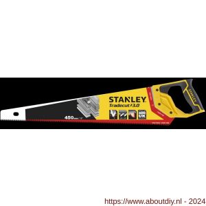 Stanley houtzaag Tradecut fijn 450 mm 11 tanden per inch - A51022104 - afbeelding 2