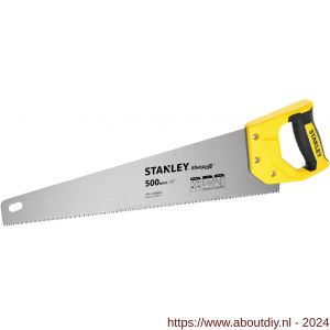 Stanley universeel hout zaag SharpCut 500 mm 7 tanden per inch - A51022110 - afbeelding 1