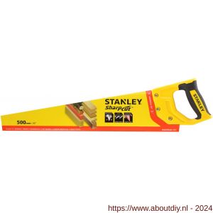 Stanley universeel hout zaag SharpCut 500 mm 7 tanden per inch - A51022110 - afbeelding 3