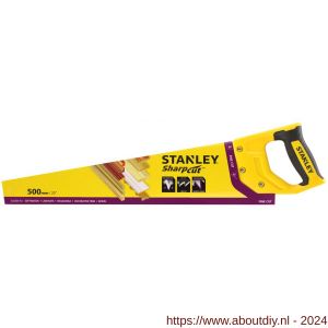 Stanley universeel hout zaag SharpCut 500 mm 11 tanden per inch - A51022109 - afbeelding 2