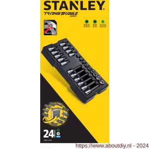 Stanley Transmodule Torx bitset 1/2 inch 6-kant 24-delig - A51020367 - afbeelding 2