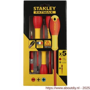 Stanley FatMax Pro VDE schroevendraaierset 5 delig PH smalle tip - A51021410 - afbeelding 2