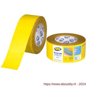 HPX Papieren afdichtingstape geel 60 mm x 25 m - A51700068 - afbeelding 1