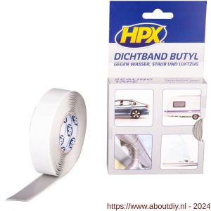 HPX Butyl afdichtingstape grijs 20 mm x 3 m - A51700007 - afbeelding 1