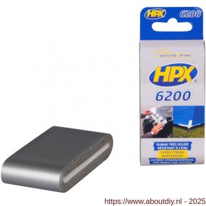 HPX Pantser reparatie tape zilver 48 mm x 5 m pocket - A51700302 - afbeelding 1