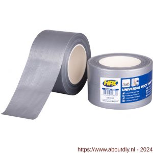HPX Duct tape 1900 reparatie water- en weerbestendig zilver 75 mm x 50 m - A51700222 - afbeelding 1