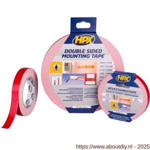 HPX spiegel bevestigingstape wit 19 mm x 25 m - A51700147 - afbeelding 2
