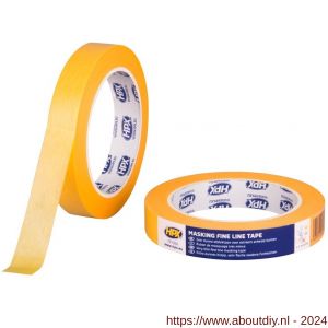 HPX Masking 4400 Fine Line afplaktape oranje 18 mm x 50 m - A51700025 - afbeelding 1