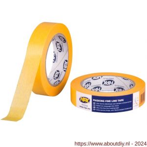 HPX Masking 4400 Fine Line afplaktape oranje 24 mm x 50 m - A51700026 - afbeelding 1