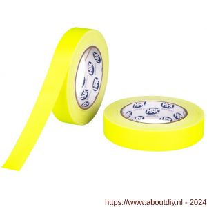 HPX gaffer textiel montage tape fluo geel 25 mm x 25 m - A51700194 - afbeelding 1