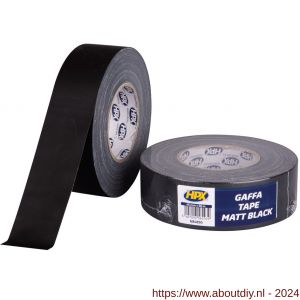 HPX gaffer textiel montage tape matzwart 48 mm x50 m - A51700186 - afbeelding 2