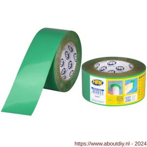 HPX Flexibele PE polyethyleen tape groen 60 mm x 25 m - A51700209 - afbeelding 1