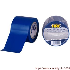 HPX PVC isolatietape blauw 50 mm x 10 m - A51700105 - afbeelding 1