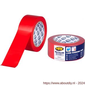HPX zelfklevende belijning-markeringstape rood 48 mm x 33 m - A51700047 - afbeelding 1