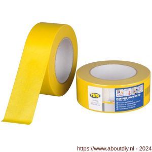 HPX Masking 4300 stucco afplakband masking tape geel 48 mm x 50 m - A51700295 - afbeelding 1
