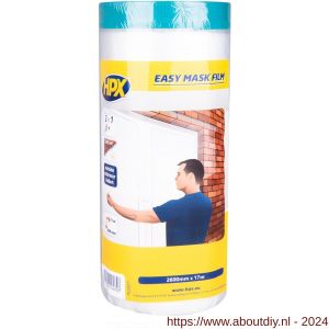 HPX Easy mask film cloth afplak tape 2600 mm x 17 m - A51700283 - afbeelding 1