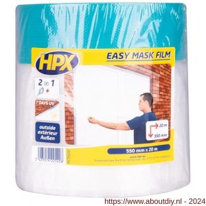 HPX Easy mask film cloth afplak tape 550 mm x 20 m - A51700280 - afbeelding 1