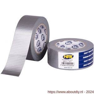 HPX Duct tape 2200 reparatie water- en weerbestendig zilver 48 mm x 25 m - A51700223 - afbeelding 1