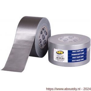 HPX Duct tape 2200 reparatie water- en weerbestendig zilver 75 mm x 50 m - A51700225 - afbeelding 1