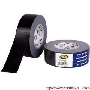 HPX Duct tape 2200 reparatie water- en weerbestendig zwart 48 mm x 50 m - A51700226 - afbeelding 1