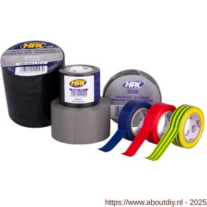 HPX PVC isolatietape gemengd 19 mm x 10 m set van 10 - A51700077 - afbeelding 2