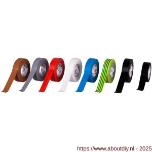HPX PVC isolatietape zwart 19 mm x 10 m - A51700088 - afbeelding 2