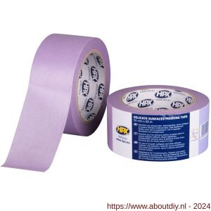 HPX Masking 4800 Delicate Surfaces afplaktape paars 48 mm x 50 m - A51700033 - afbeelding 1