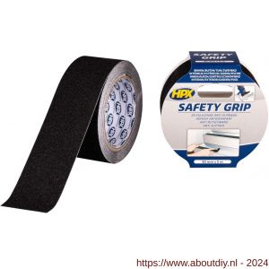 HPX anti-slip tape zwart 50 mm x 5 m - A51700257 - afbeelding 1