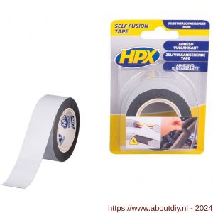HPX zelfvulkaniserende reparatie tape zwart 25 mm x 3 m - A51700248 - afbeelding 1