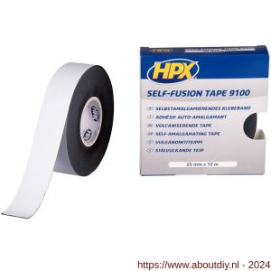 HPX zelfvulkaniserende reparatie tape zwart 25 mm x 10 m - A51700249 - afbeelding 1