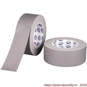 HPX Mat gaffer textiel montage tape PRO zilver 50 mm x 25 m - A51700201 - afbeelding 1
