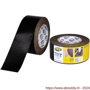 HPX UV-bestendige PE polyethyleen tape zwart 60 mm x 25 m - A51700210 - afbeelding 1