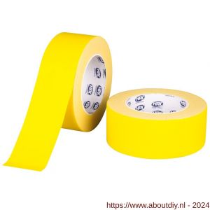 HPX Mat gaffer textiel montage tape PRO geel 50 mm x 25 m - A51700197 - afbeelding 1