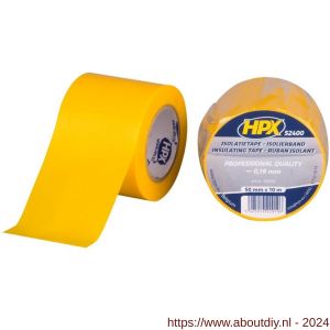 HPX PVC isolatietape geel 50 mm x 10 m - A51700108 - afbeelding 1