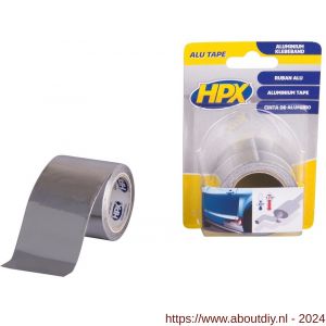 HPX aluminium tape 50 mm x 5 m - A51700065 - afbeelding 1