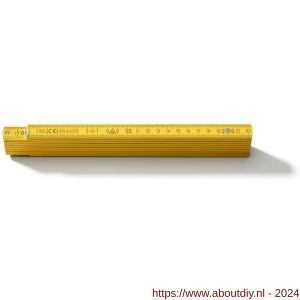 Hultafors B3506G DU duimstok hout 3500 geel 2 m - A50150172 - afbeelding 1