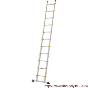 Wibe Ladders TLP telescopische ladder aluminium - A50150544 - afbeelding 1