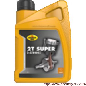 Kroon Oil 2T Super tweetakt motor olie 1 L flacon - A21501217 - afbeelding 1