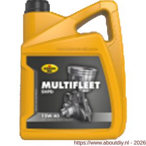 Kroon Oil Multifleet SHPD 15W-40 minerale motorolie Mineral Multigrades Heavy Duty 5 L can - A21500473 - afbeelding 1