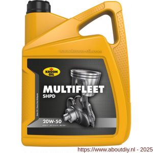 Kroon Oil Multifleet SHPD 20W-50 minerale motorolie Mineral Multigrades Heavy Duty 5 L can - A21501108 - afbeelding 1